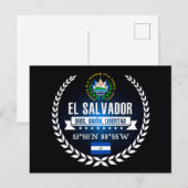 El Salvador Postkarte (Vorne/Hinten)