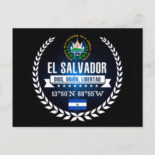 El Salvador Postkarte (Vorderseite)