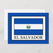 El Salvador Postkarte (Vorne/Hinten)