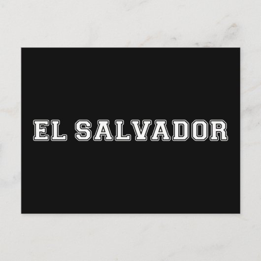 El Salvador Postkarte (Vorderseite)