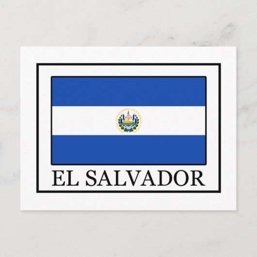 El Salvador Postkarte (Vorderseite)