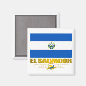 "El Salvador Pride" Magnet (Vorderseite/Rückseite)