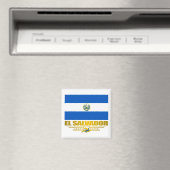 "El Salvador Pride" Magnet (In Situ (Geschirrspüler))