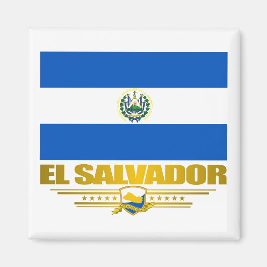 "El Salvador Pride" Magnet (Vorne)