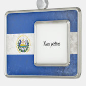 El Salvador Rahmen-Ornament Silber (Links)