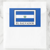 El Salvador Rechteckiger Aufkleber (Tasche)