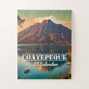 El Salvador Reise Vintage Retro Puzzle