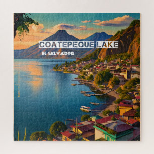 El Salvador Reise Vintage Retro Puzzle