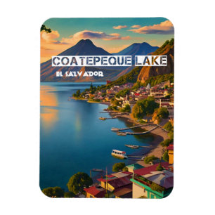 El Salvador Reisen Vintag Retro Magnet