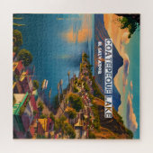 El Salvador Reisen Vintag Retro Puzzle (Horizontal)