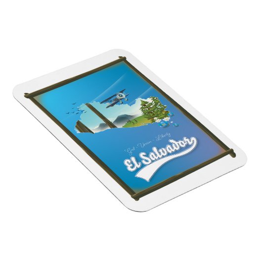 El Salvador Reiseplan Magnet (Rechte Seite)