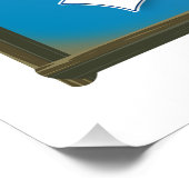 El Salvador Reiseplan Poster (Ecke)