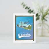 El Salvador Reiseplan Postkarte (Stehend Vorderseite)