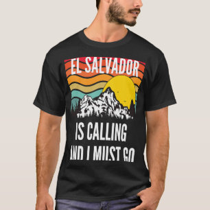 El Salvador ruft und ich muss gehen, wavy Sunset T-Shirt