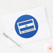 El Salvador Runder Aufkleber (Umschlag)