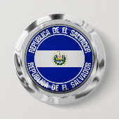 El Salvador rundes Emblem Button (Vorderseite)
