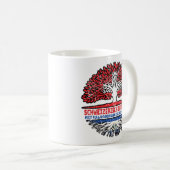 El Salvador Salvadorianisch Schweizer Schweiz Baum Kaffeetasse (VorderseiteRechts)