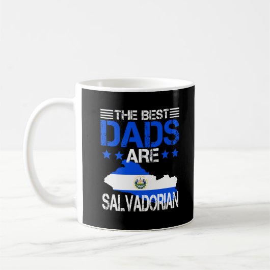 El Salvador Salvadorianischer Vater Vathers Day Gi Kaffeetasse (Links)