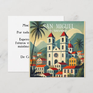 El Salvador San Miguel Reisen Vintag Retro