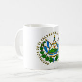 EL SALVADOR SCHALE KAFFEETASSE (Vorderseite Links)