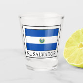 El Salvador Schnapsglas (Vorderseite)