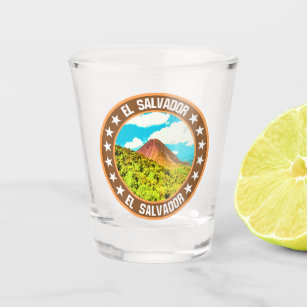 El Salvador Schnapsglas
