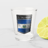 El Salvador Schnapsglas (Vorderseite)