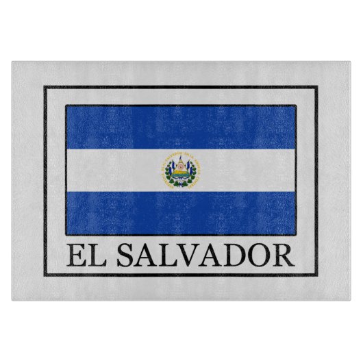 El Salvador Schneidebrett (Vorderseite)