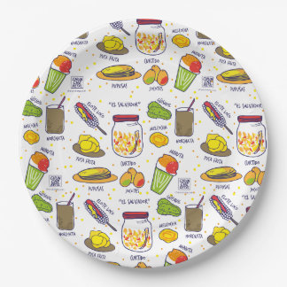 El Salvador, Teller, Papier salvadorianische Pappteller