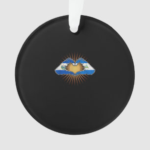 El Salvador und Nicaragua Ornament