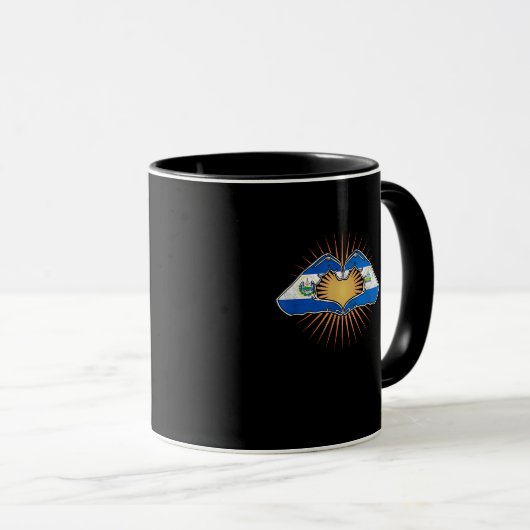 El Salvador und Nicaragua Tasse (VorderseiteRechts)