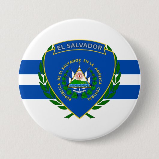 El Salvador-Wappen Button (Vorderseite)