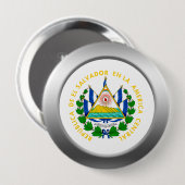 El Salvador-Wappen Button (Vorne & Hinten)