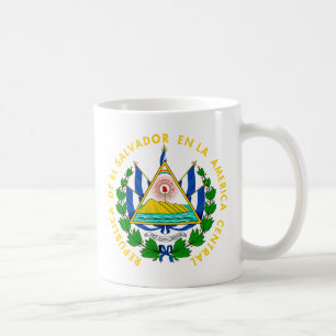 El Salvador Wappen Kaffeetasse