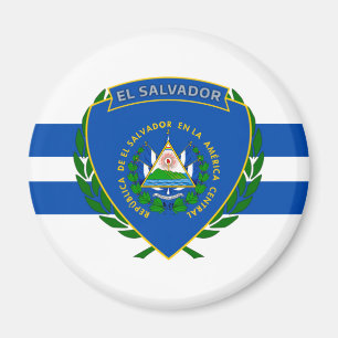 El Salvador-Wappen Magnet