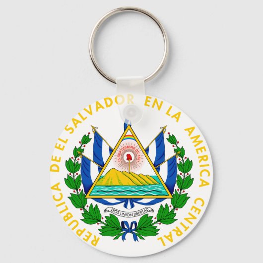 El Salvador Wappen SV Schlüsselanhänger (Vorderseite)