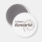 El Santo Rosario Magnet (Vorderseite/Rückseite)