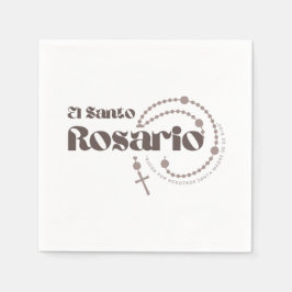 El Santo Rosario Serviette
