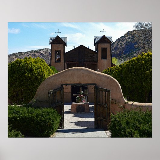 El Santuario de Chimayó, New Mexico Poster (Vorne)