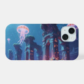 El Secreto de la Ciudad Sumergida iPhone 15 Hülle (Rückseite (Horizontal))