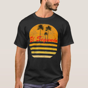 El Segundo CA Vintage Retro  70er Jahre Throwback  T-Shirt