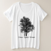 El silencio lo dice TODO Große Größe T-Shirt (Design vorne)