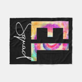 El Squad Tie Dye Back To School Women Appreciation Fleecedecke (Vorderseite (Horizontal))