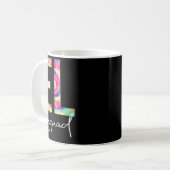 El Squad Tie Dye Back To School Women Appreciation Kaffeetasse (Vorderseite Links)