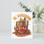 El Squatcho Bigfoot mit Maraca, Sombrero und Ponc (Stehend Vorderseite)