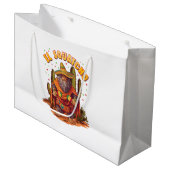 El Squatcho Bigfoot mit Maraca, Sombrero und Ponc Große Geschenktüte (Vorderseite Schrägansicht)