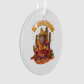 El Squatcho Bigfoot mit Maraca, Sombrero und Ponc Ornament (Vorderseite)
