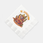 El Squatcho Bigfoot mit Maraca, Sombrero und Ponc Serviette (Ecke)