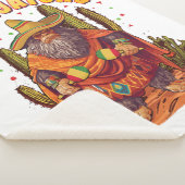 El Squatcho Bigfoot mit Maraca, Sombrero und Ponc Sherpadecke (3/4)