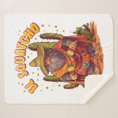 El Squatcho Bigfoot mit Maraca, Sombrero und Ponc Sherpadecke (Vorderseite (Horizontal))